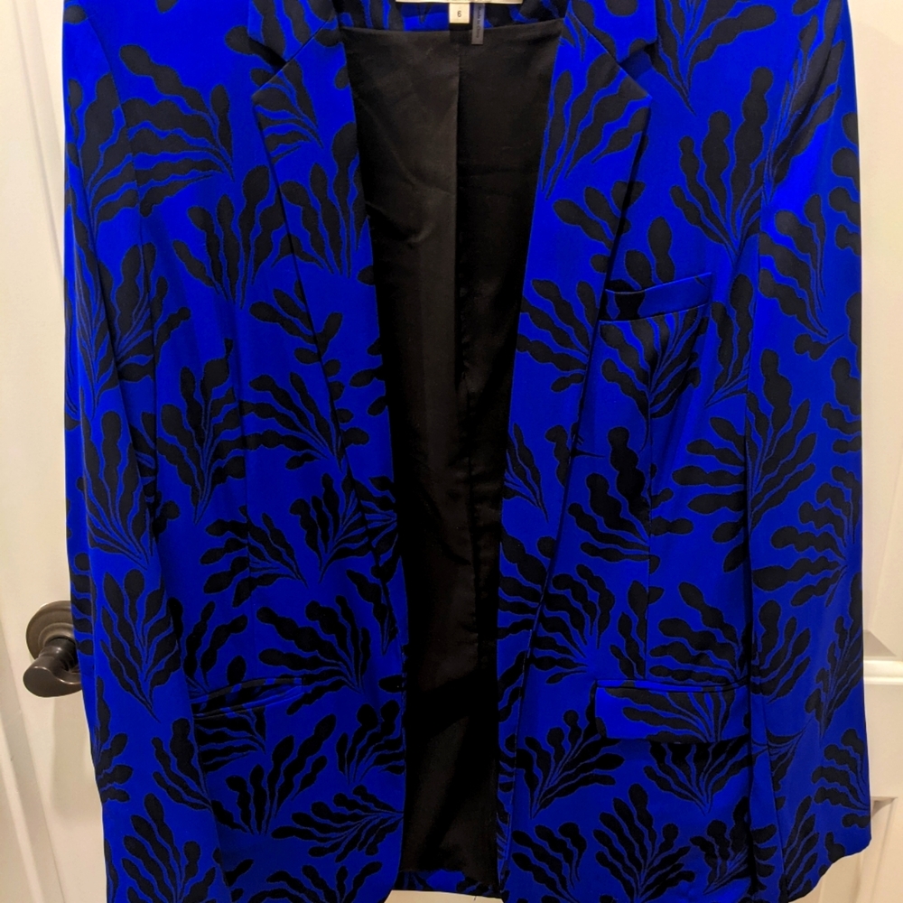 Diane Von Furstenberg Silk Blazer
